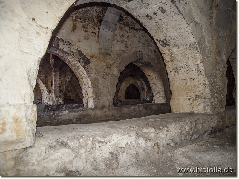 Karawanserei Çardak-Han in Phrygien - Eines der 5 Gewölbeabschnitte der Karawanserei