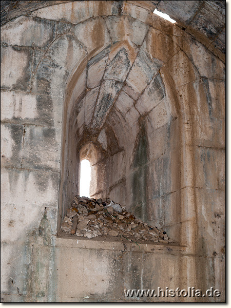 Karawanserei Incir-Han in Pisidien - Fenster im hinteren Gewölbe der Ostseite