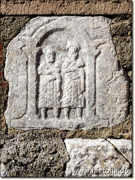 Karawanserei Kadin-Han in Lykaonien - Verbaute Spolie; Motiv aus einer römische Grabstele ?!?