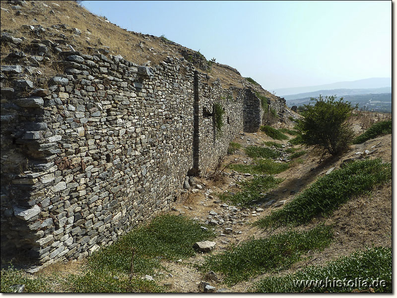 Antiochia ad Maeandrum in Karien - Südliche Festungsmauer der Akropolis