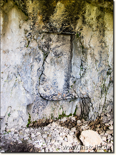 Bubon in Karien - Kultnische (?!?) im großen Felsengrab von Bubon