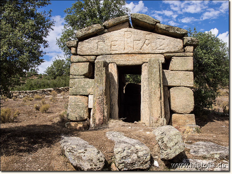 Gerga in Karien - Das große Grabhaus von Gerga mit Inschrift
