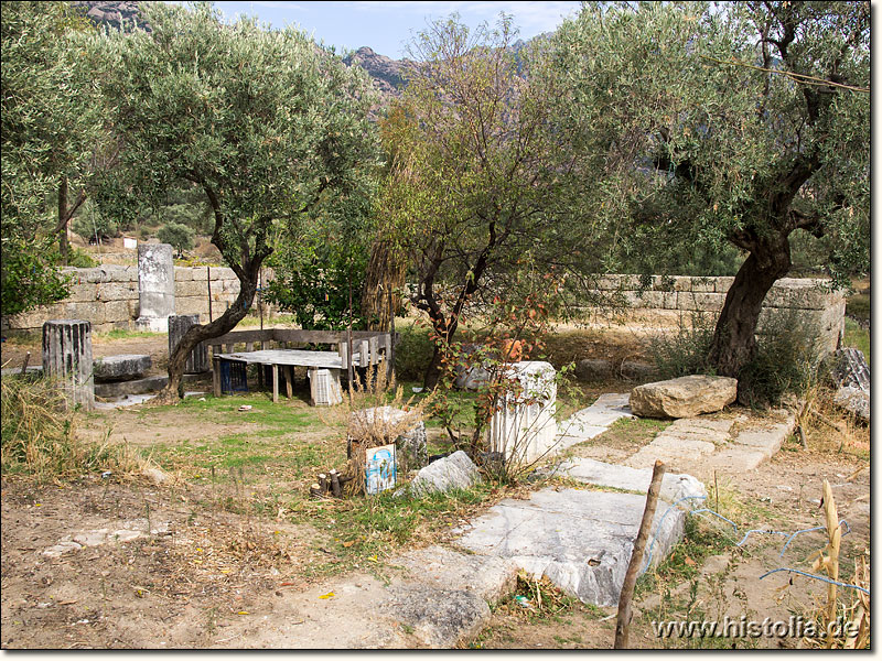 Herakleia Latmos in Karien - Reste des Bouleuterions von Herakleia Latmos