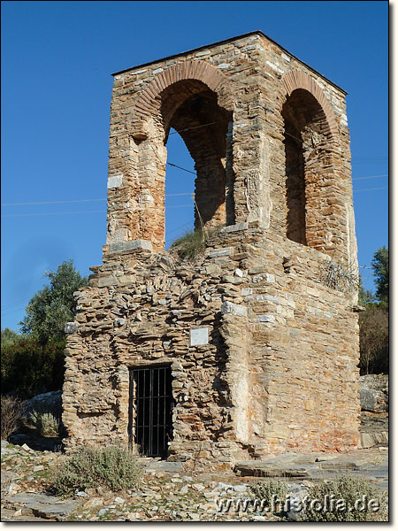 Iassos in Karien - Römisch-byzantinisches Grabhaus ca. 1 km nordöstlich vor Kiyikislacik
