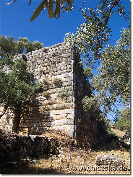 Iassos in Karien - Analemma-Wand des römischen Theaters von Iassos