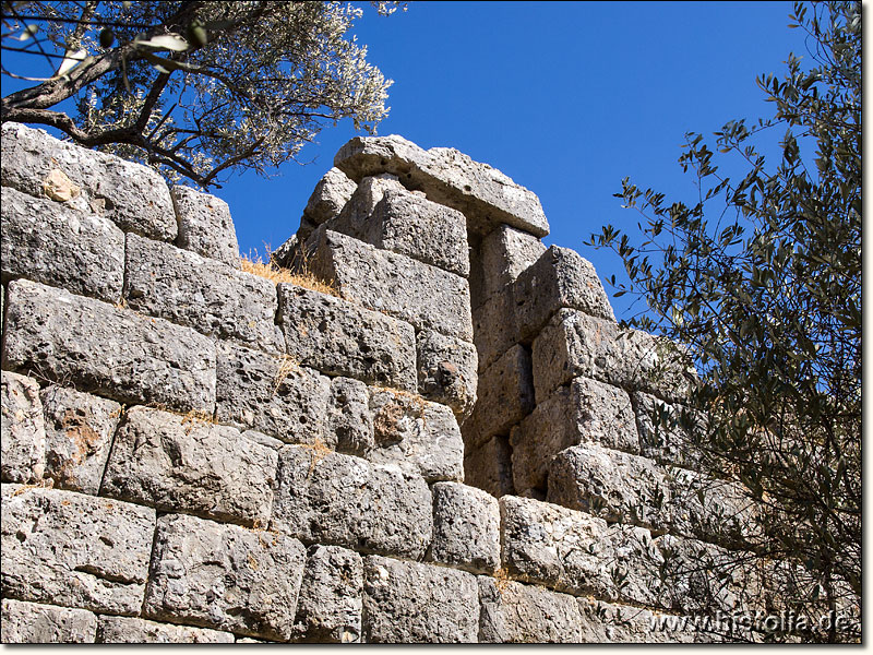 Kedreai in Karien - Tor in der Stadtmauer von Kedreai