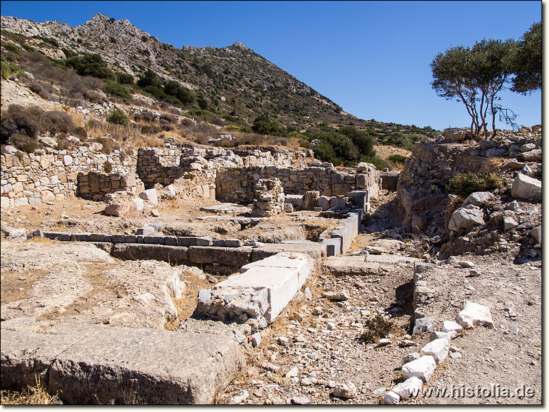 Knidos in Karien - Nebengebäude östlich des Rundtempels der Aphrodite von Knidos