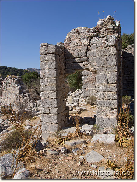 Lydae in Karien - Mauerreste einer Basilika in Lydae