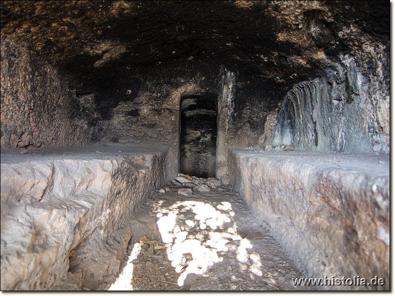 Mylasa in Karien - Doppelte Grabkammer im Felsengrab 'Berber-Ini'