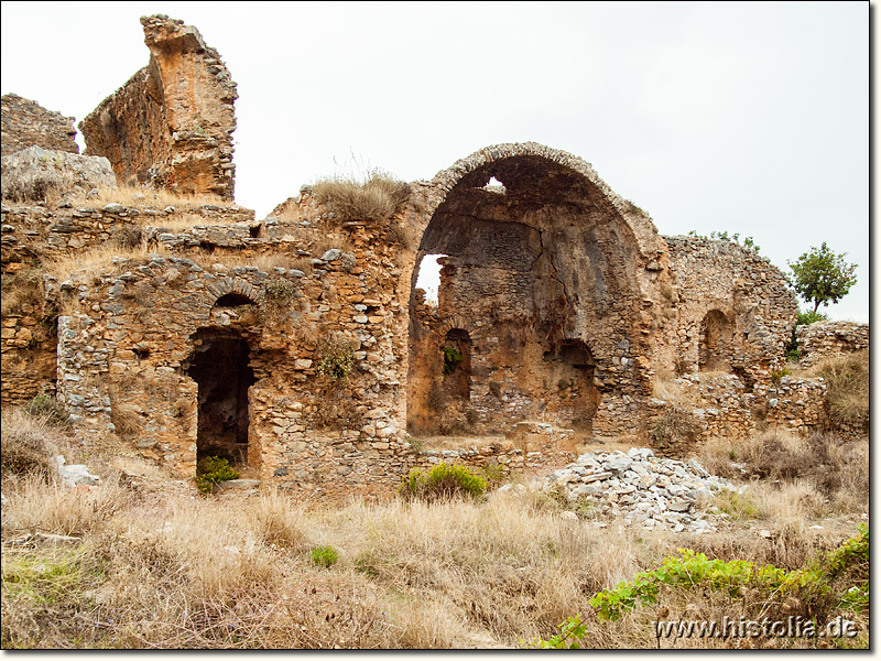 Anemurion in Kilikien - Apsis und angrenzende Nebenräume der großen Basilika