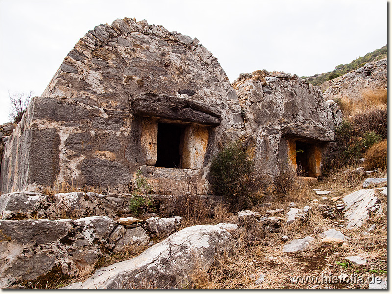 Anemurion in Kilikien - Eine Gruppe großer Gräber in der Hauptnekropole von Anemurion