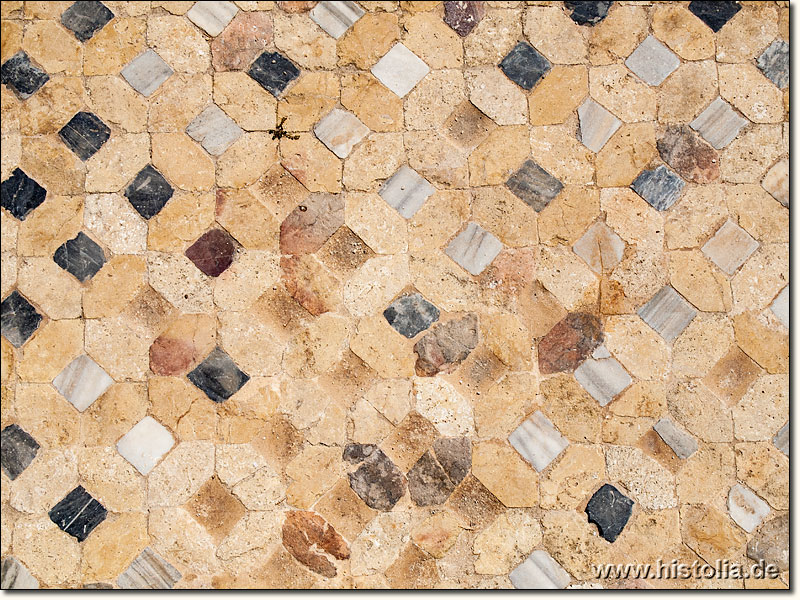 Elaiussa-Sebaste in Kilikien - Mosaik-Fußboden auf der Agora von Elaiussa-Sebaste