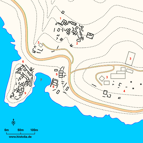 Gebietskarte von Iotape in Kilikien