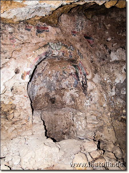 Syedra in Kilikien - byzantinisches Taufbecken in der 'Taufhöhle'