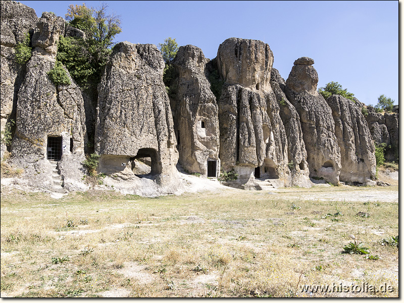 Kilistra in Lykaonien - Die südlichen Klippen von Kilistra; auch mit Wohnhöhlen