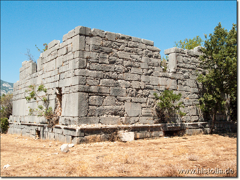Sidyma in Lykien - römischer Tempel und Grabbau