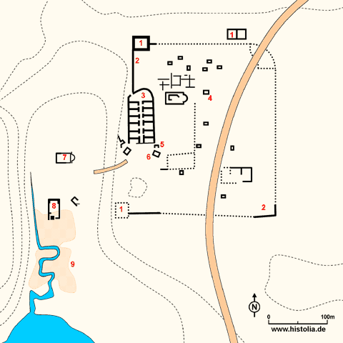 Gebietskarte von Sura in Lykien