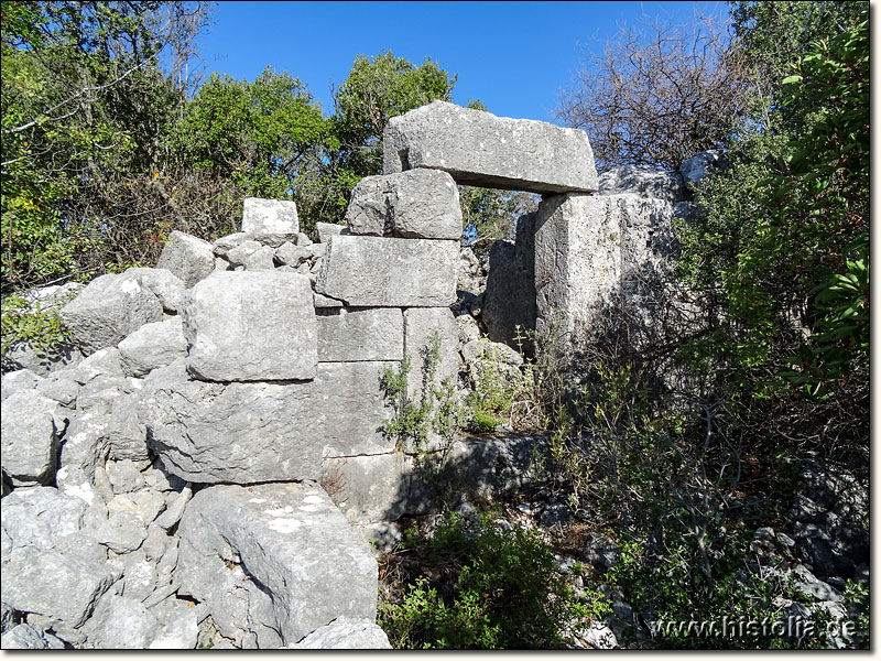 Trysa in Lykien - Nordwestliches Burgtor zur Akropolis von Trysa