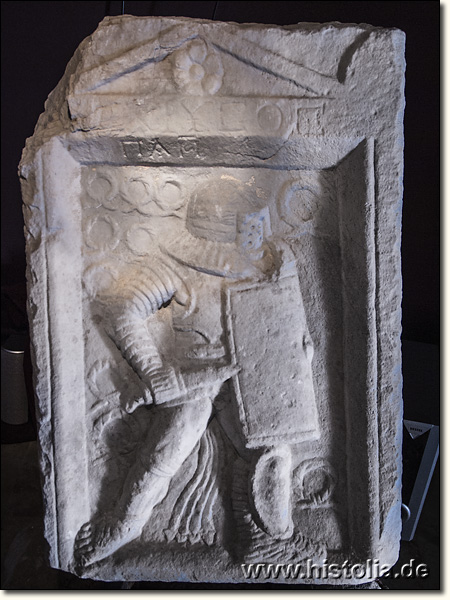 Museum von Mugla - Grabstele eines Gladiators