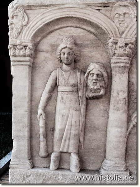 Museum von Selçuk - Relief auf einem römischen Sarkophag aus Ephesos