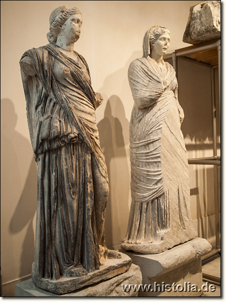 Museum von Wien - Statuen aus der Fassade der Celsus-Bilbliothek in Ephesos