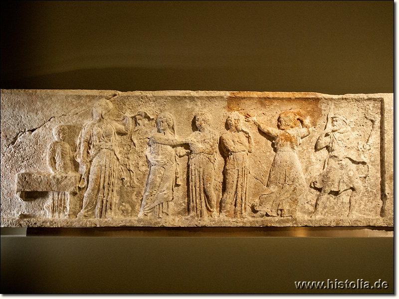 Museum von Wien - Das Relief des Heroons von Trysa: Der Freiermord des Odysseus (Penelope wartet)