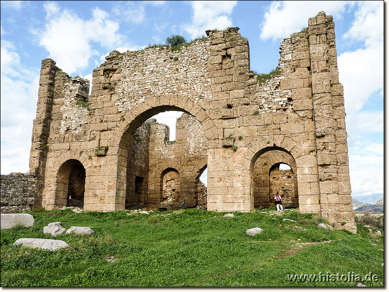 Aspendos in Pamphylien - Die große Basilika von Aspendos