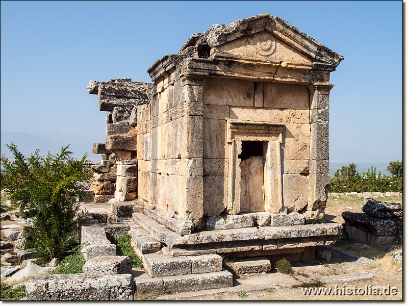 Hierapolis in Phrygien - Grabhäuser in der Nord-Nekropole von Hierapolis
