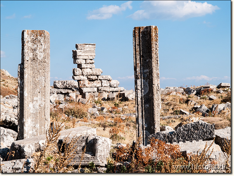 Sagalassos in Pisidien - Reste einer großen byzantinischen Kirche am Westende der Stadt
