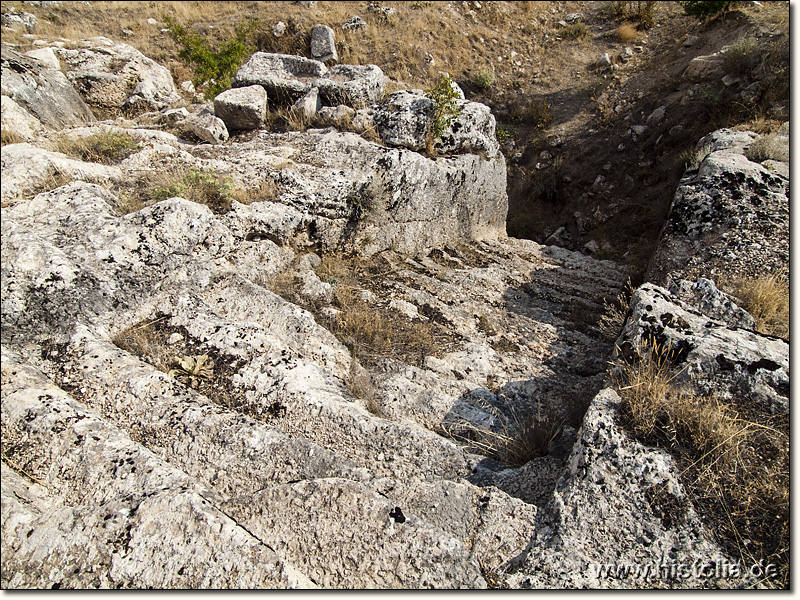 Seleukeia Sidera in Pisidien - Treppengang zur großen Zisterne von Seleukeia-Sidera