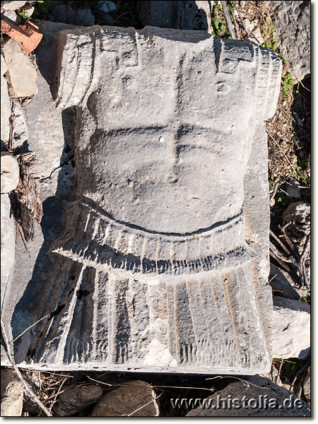 Selge in Pisidien - Torso einer Statue im alten 'Krankenhaus'