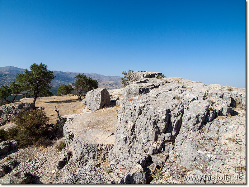 Apollonia in Pisidien - Felsspitze des Akropolisberges von Apollonia