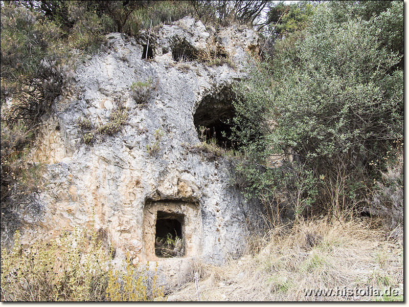 Idyma in Karien - Karische Felsengräber in der großen Nekropole von Idyma