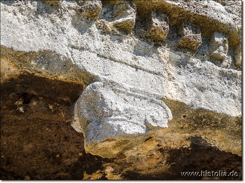 Krya in Karien - Detail aus einem ionischen Tempelgrab oberhalb von Krya
